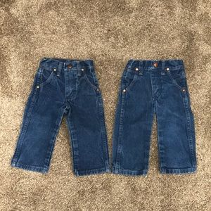 (2) Wrangler 12 Month Jeans